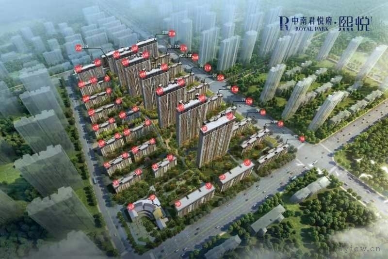 中南君悦府毛坯好房3房/2厅/2卫朝南118平米102.8万