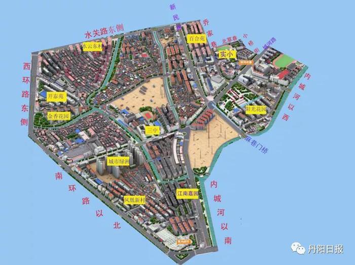 丹阳2021学区地图新鲜出炉